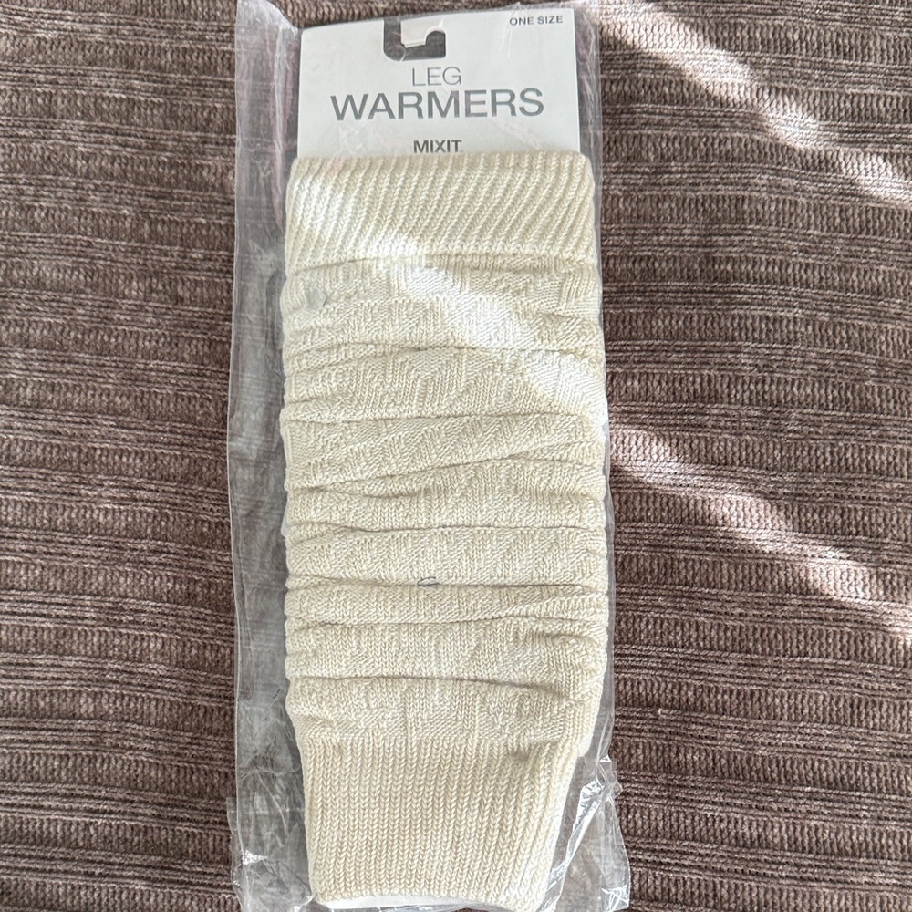 Mixit Ivory Leg Warmers